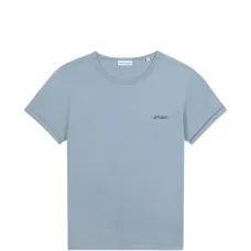 Футболка с короткими рукавами и вышивкой в виде надписи Футболка с короткими рукавами и вышивкой в виде надписи