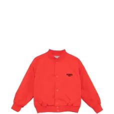 Бомбер с вышитым логотипом