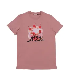 Футболка с принтом "торт" Футболка с принтом "торт"