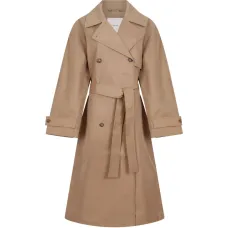 Двубортный тренч с поясом Двубортный тренч с поясом