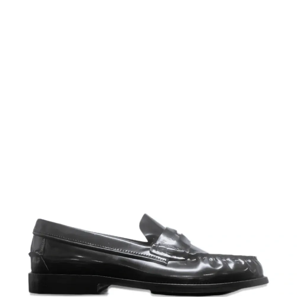 Кожаные лоферы пенни