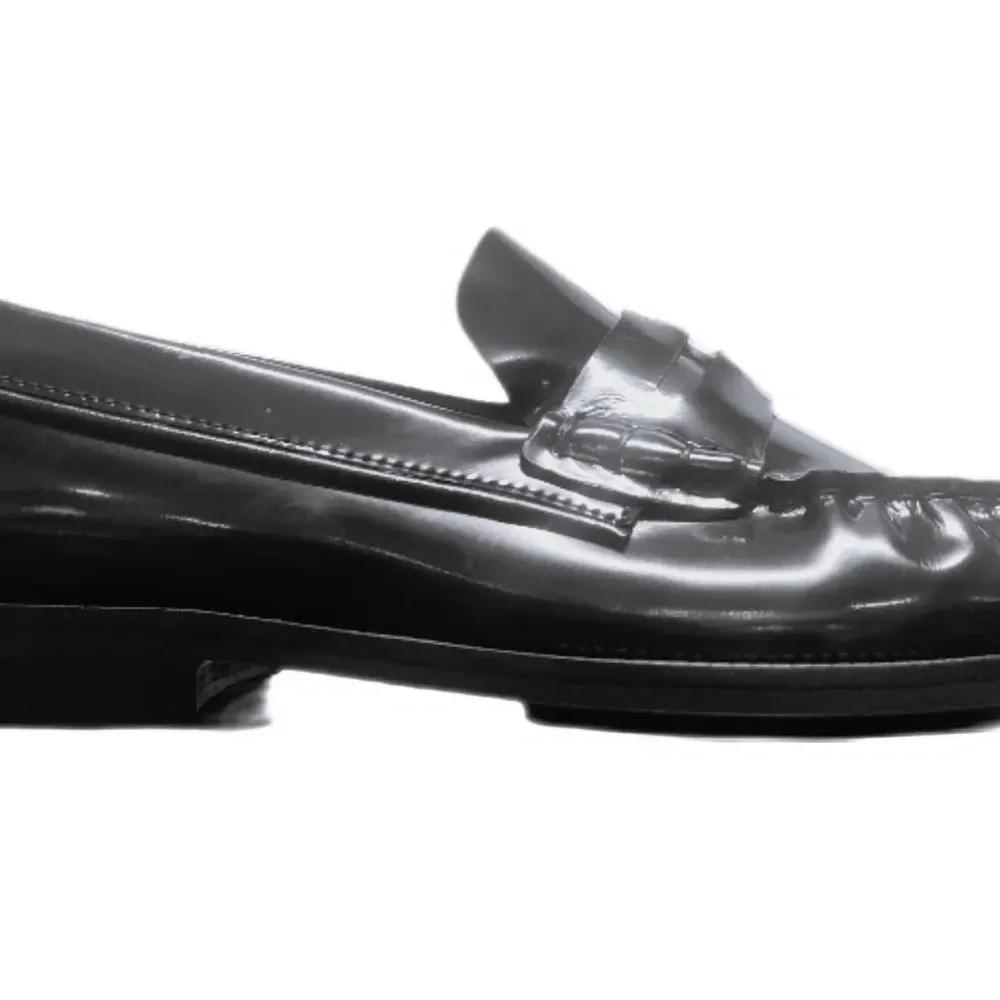 Кожаные лоферы пенни