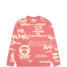 Свитер с круглым вырезом и логотипом