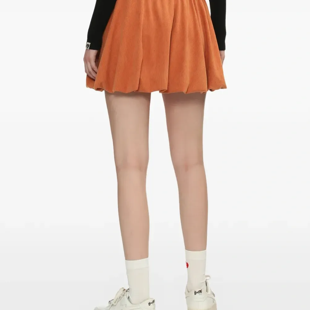 Вельветовая мини-юбка