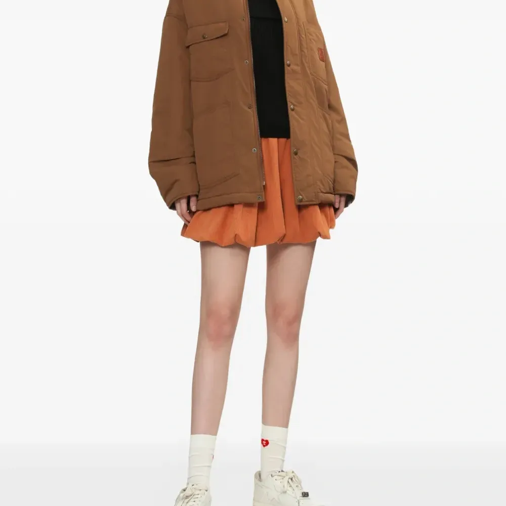 Вельветовая мини-юбка