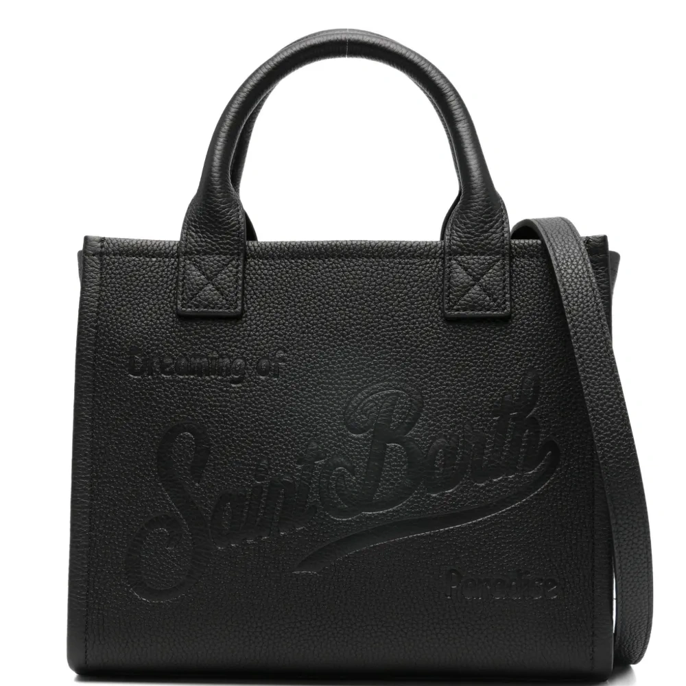 Сумка-тоут Midi Vanity с тиснением и верхней ручкой Сумка-тоут Midi Vanity с тиснением и верхней ручкой