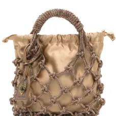 Мини-сумка макраме