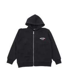 Худи на молнии с принтом логотипа