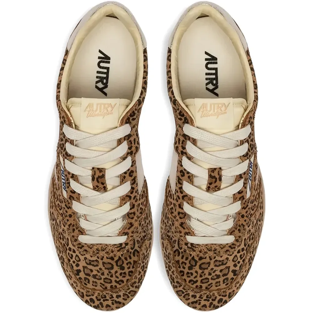 Кроссовки Windspin с леопардовым принтом