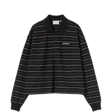 Полосатая рубашка поло с длинными рукавами Mabel