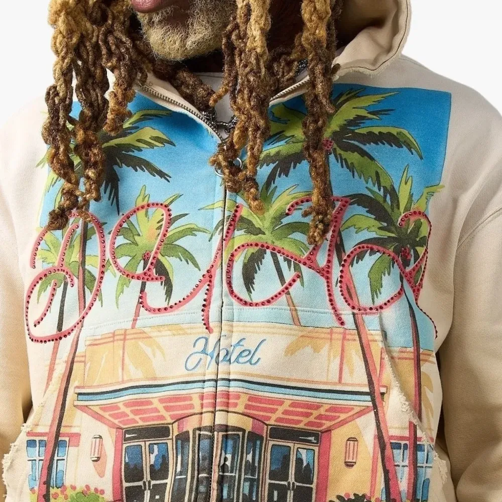 Худи с принтом в виде ладони