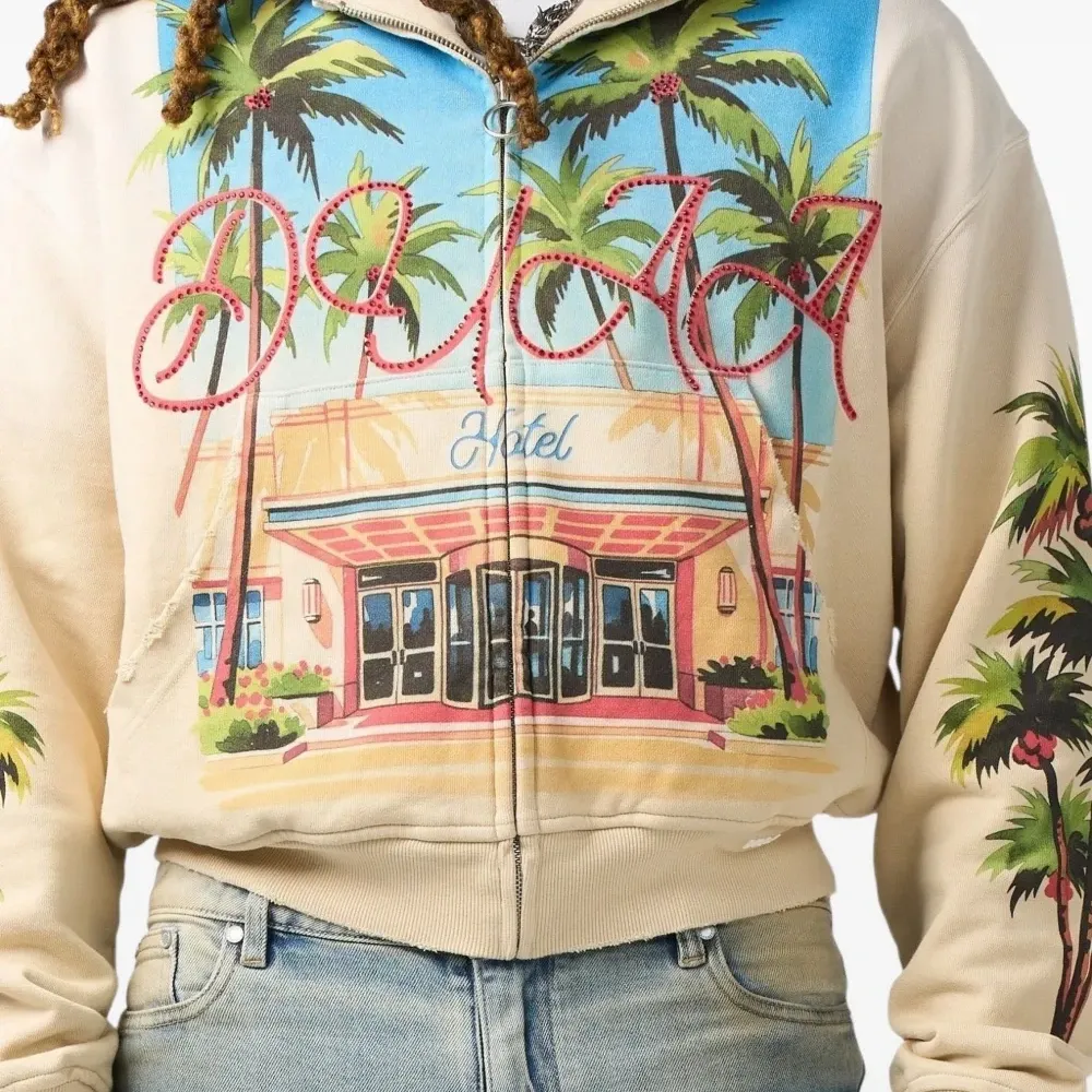 Худи с принтом в виде ладони