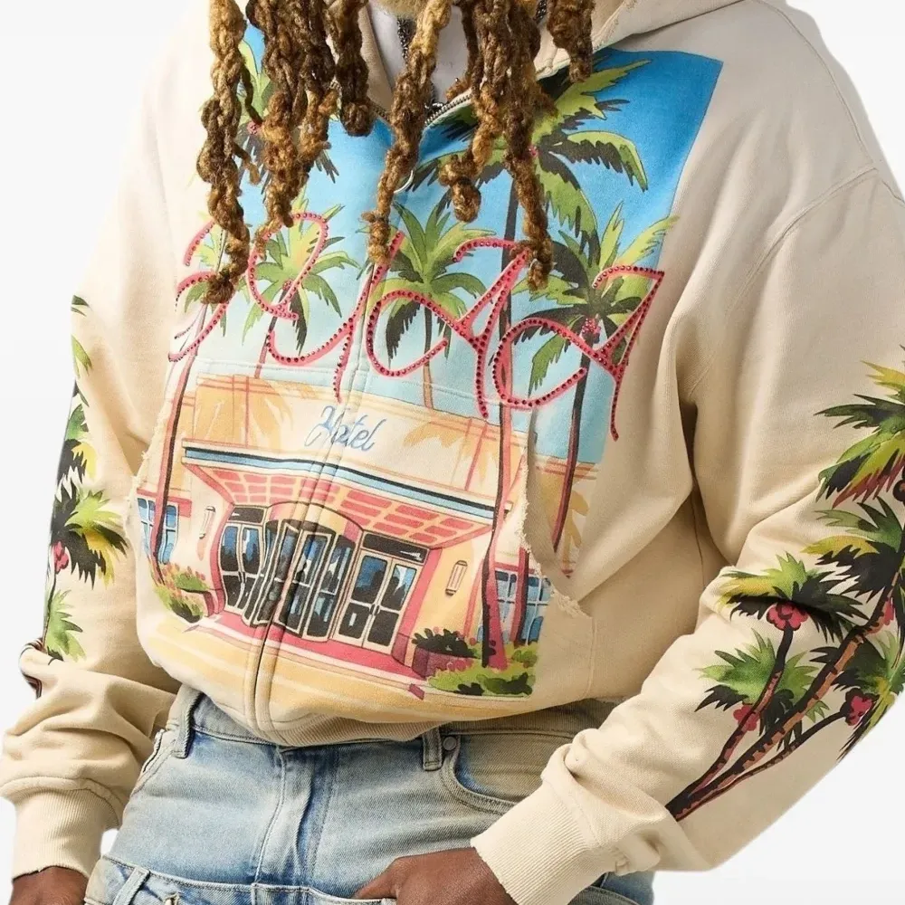 Худи с принтом в виде ладони