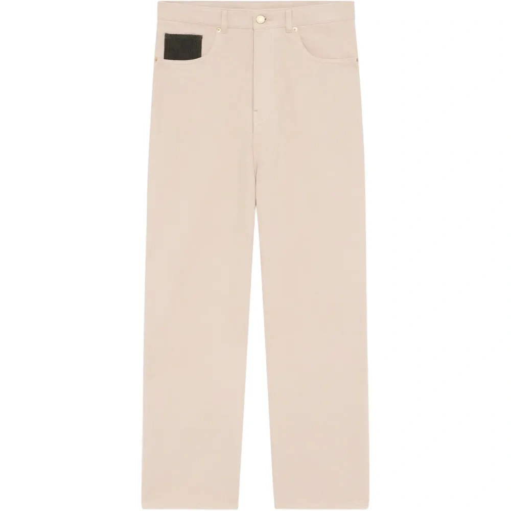 Джинсы с нашивкой-логотипом