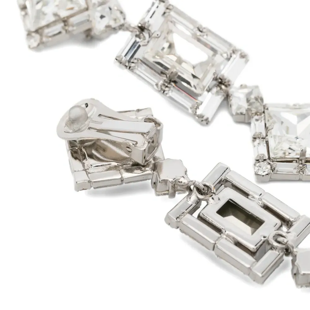 Серьги с кристаллами