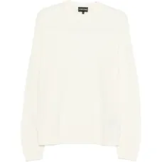 Текстурированный свитер с круглым вырезом