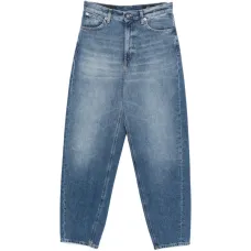 Джинсы из выцветшего денима