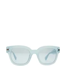 Солнцезащитные очки с квадратной оправой и логотипом