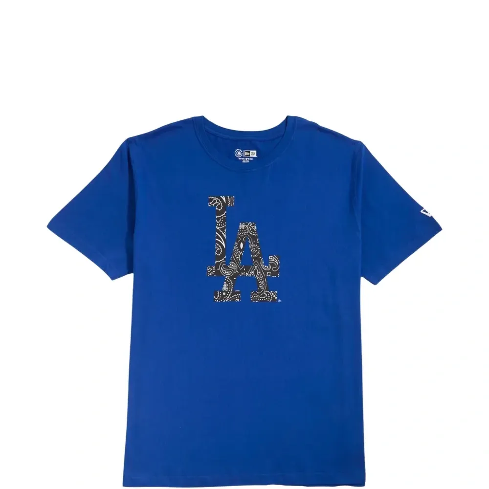 Футболка MLB LA Dodgers с короткими рукавами и элементами пейсли