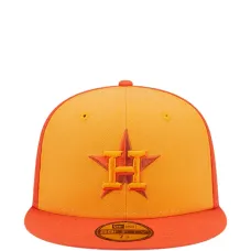 Бейсболка Houston Astros с вышивкой логотипа команды, трёхцветная Бейсболка Houston Astros с вышивкой логотипа команды, трёхцветная