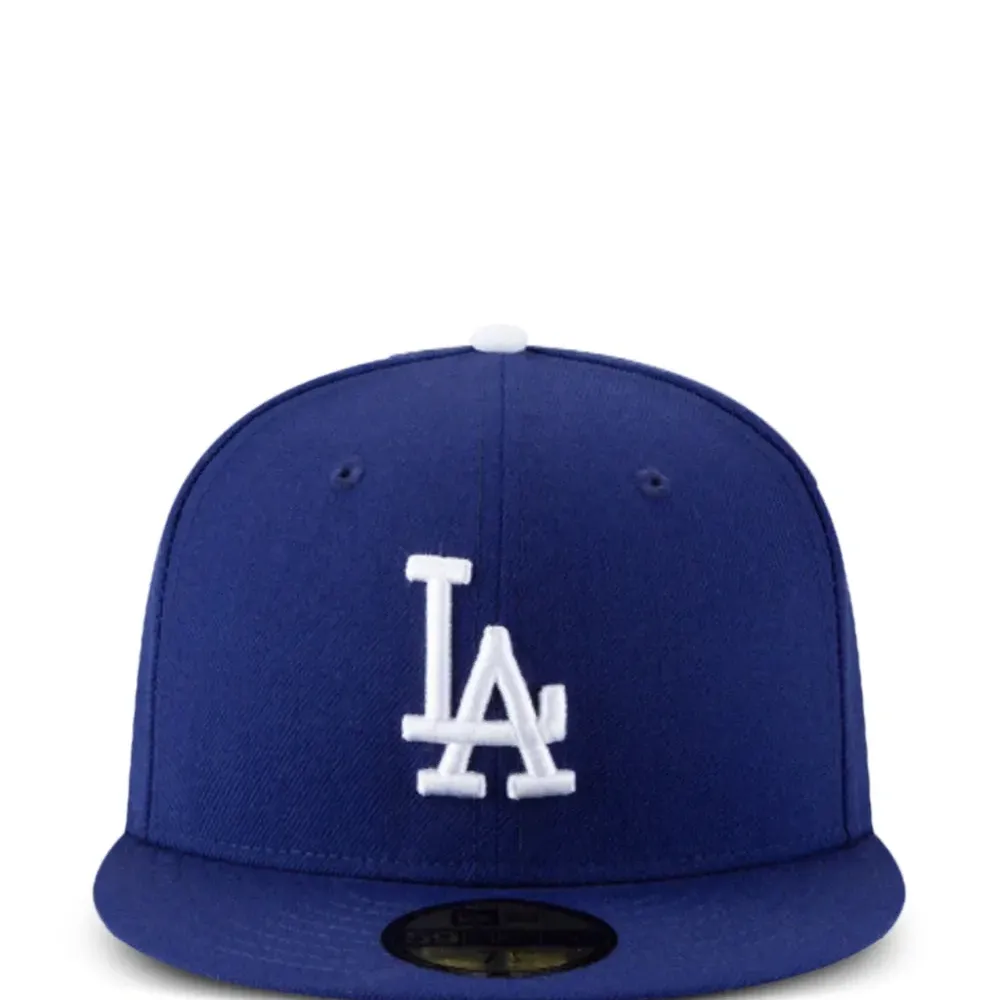 Кепка 59Fifty MLB Los Angeles Dodgers из шерсти, синяя, с фиксированным размером