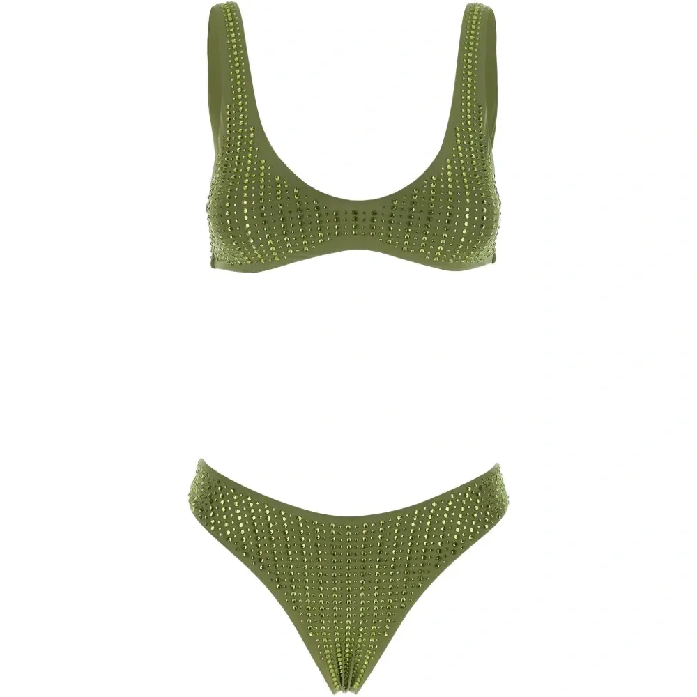 Бикини, украшенное стразами