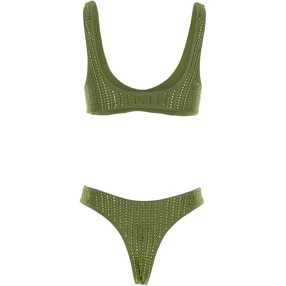 Бикини, украшенное стразами