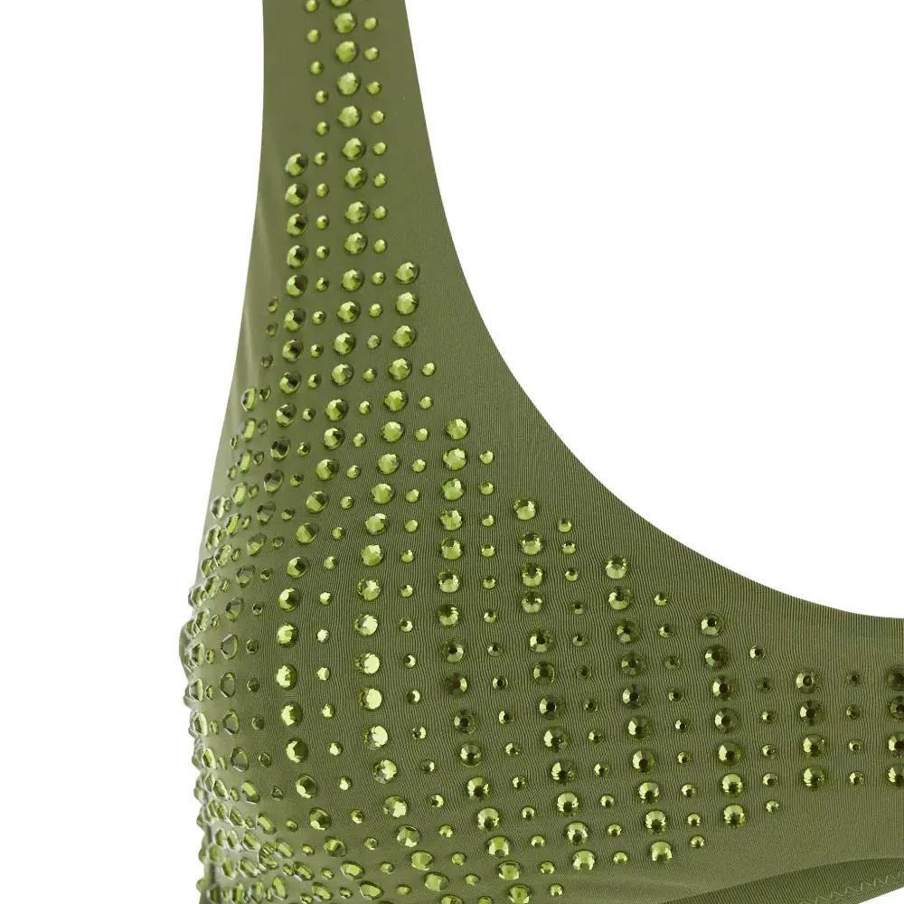 Бикини, украшенное стразами