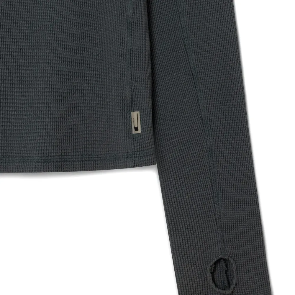 Лонгслив с длинными рукавами и воротником хенли Lis