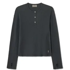 Лонгслив с длинными рукавами и воротником хенли Lis Лонгслив с длинными рукавами и воротником хенли Lis