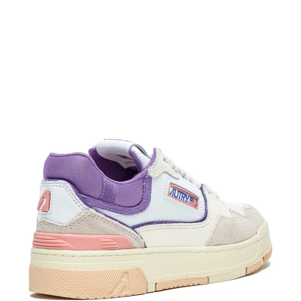 Кроссовки из замши с круглым носком