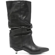 Остроконечные кожаные ботинки