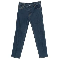 Джинсы из денима с пятью карманами и нашивкой с логотипом