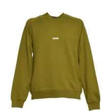 Свитшот с логотипом и круглым вырезом Свитшот с логотипом и круглым вырезом