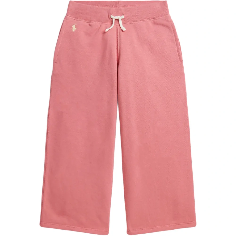 Спортивные брюки широкого кроя с вышивкой