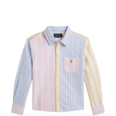 Полосатая рубашка с нагрудным карманом