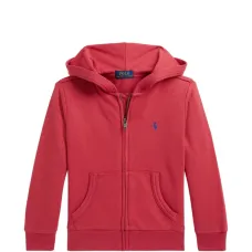 Худи на молнии с вышитым логотипом