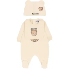 Комплект бэби-слипов с принтом медведя Комплект бэби-слипов с принтом медведя