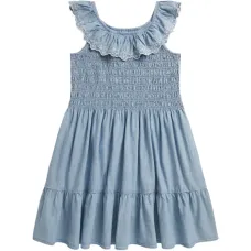 Платье с оборками