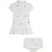 Комплект из платья поло и блумеров с вышивкой Комплект из платья поло и блумеров с вышивкой