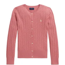 Кардиган с вышитым логотипом