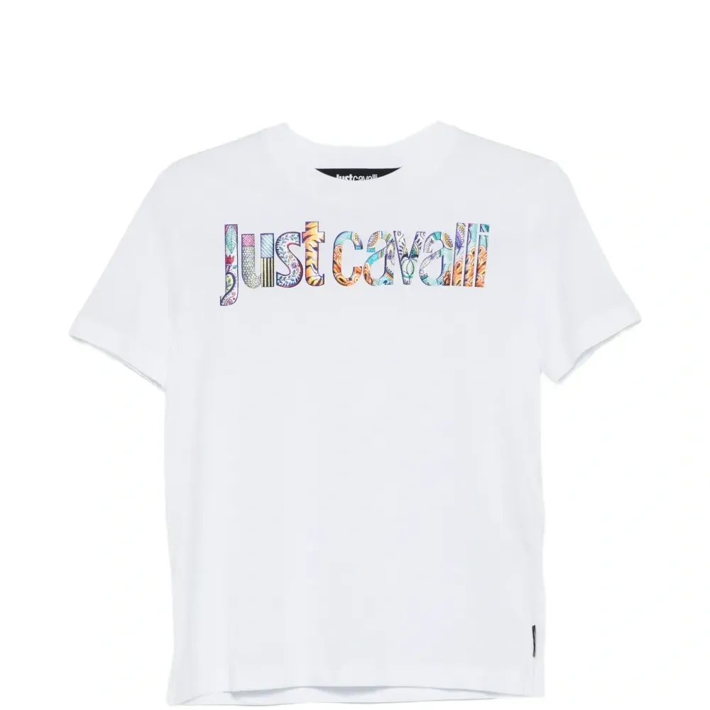 Футболка с цветочным логотипом