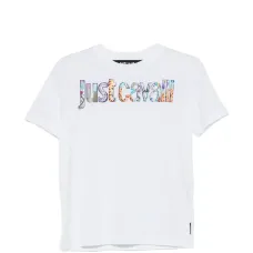 Футболка с цветочным логотипом