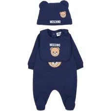 Комплект боди с принтом медведя Комплект боди с принтом медведя