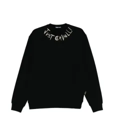 Джемпер с круглым вырезом и логотипом