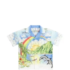 Рубашка с графическим принтом