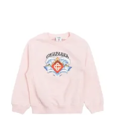 Свитшот с графическим принтом и круглым вырезом