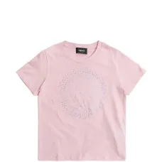 Футболка с украшенным логотипом