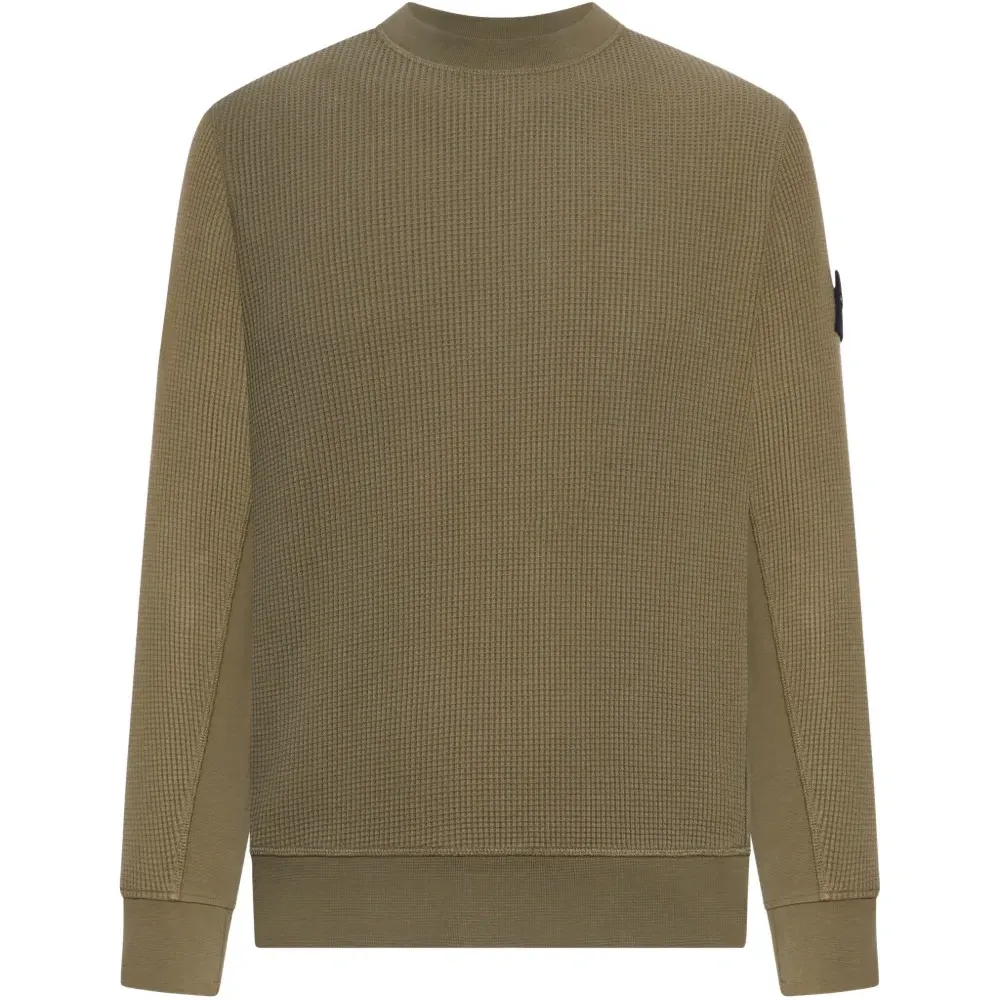 Свитшот вафельной вязки