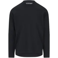 Свитер с круглым вырезом и логотипом